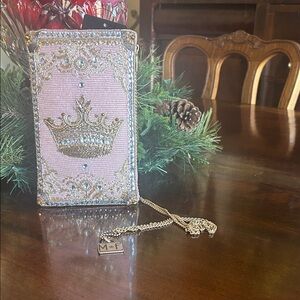 Mary Frances Pink and Gold Crown Phone Case